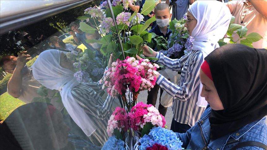 Suzama i dovama iz Visokog ispraćeni tabuti žrtava srebreničkog genocida